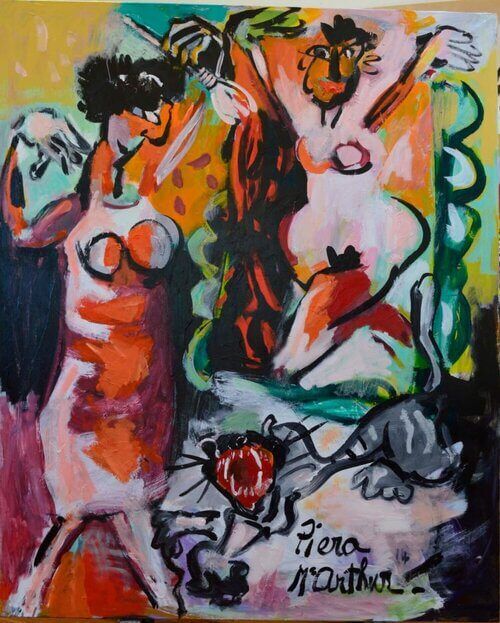 Painting by Piera McArthur