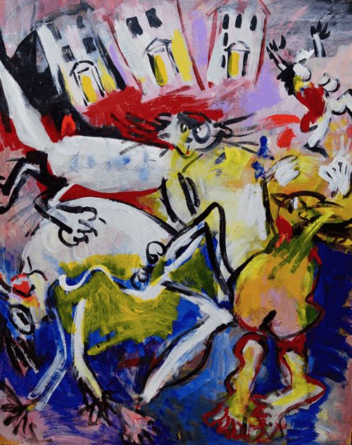 Painting by Piera McArthur